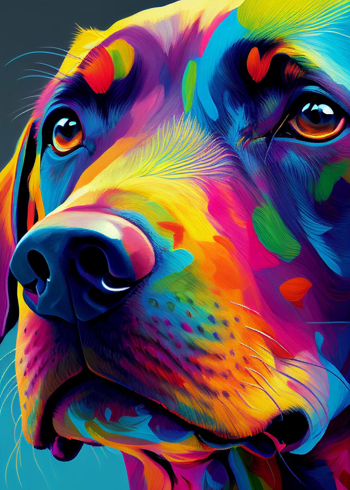 Labrador Colorful