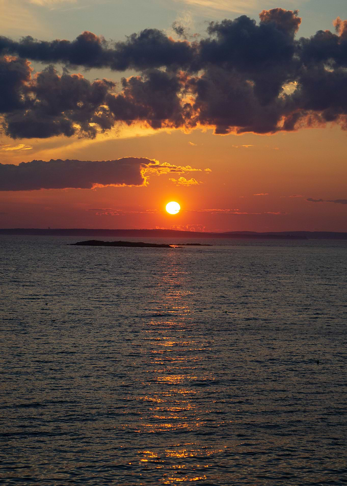 Sunset sea
