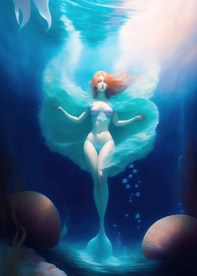 mermaid angel