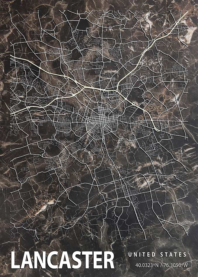 LANCASTER CITY MAP
