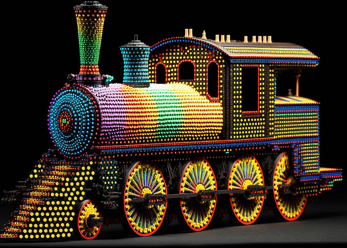Point Art Train