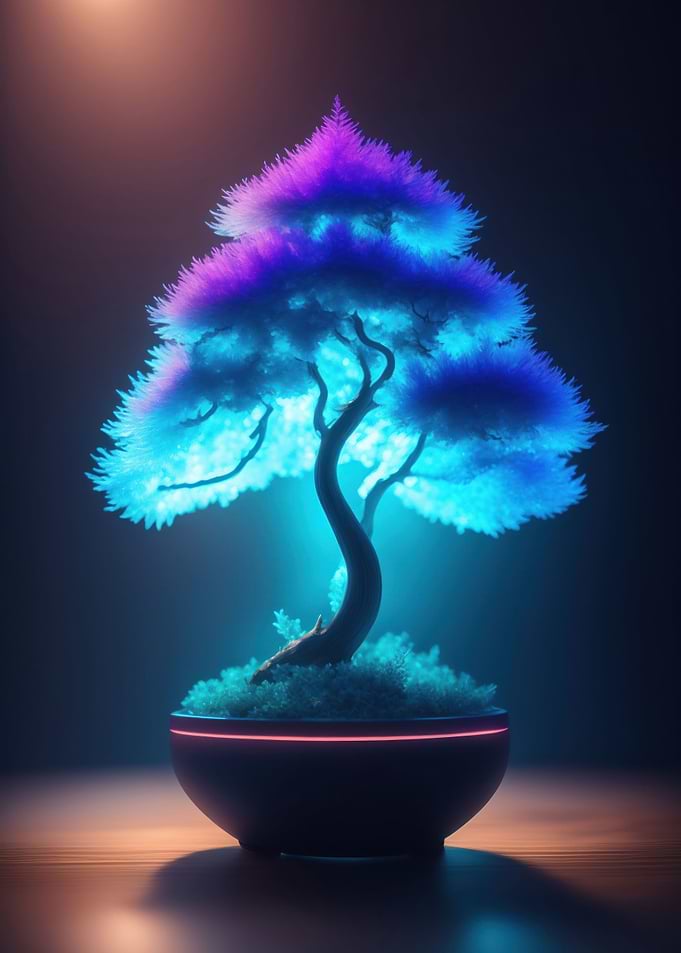 psychedelic tree