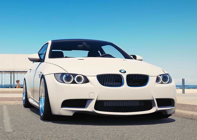 White BMW