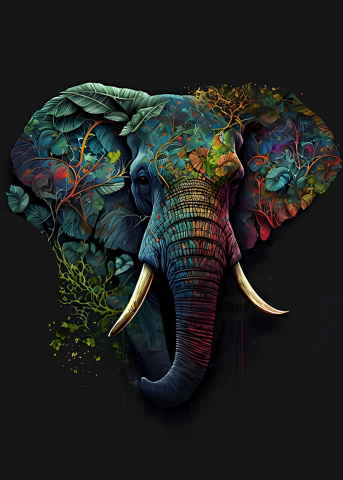 Colourful Elephant