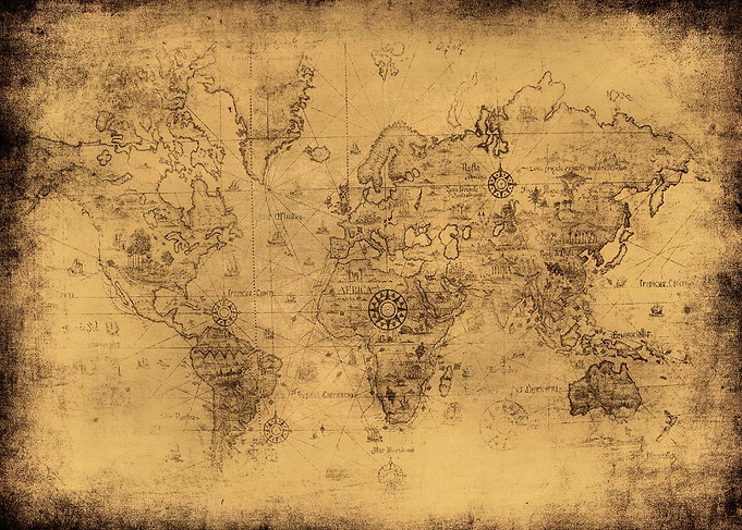 Old Map of the World