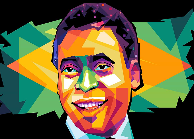 legend pele pop art style