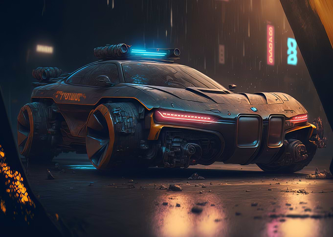BMW Cyberpunk Concept v4