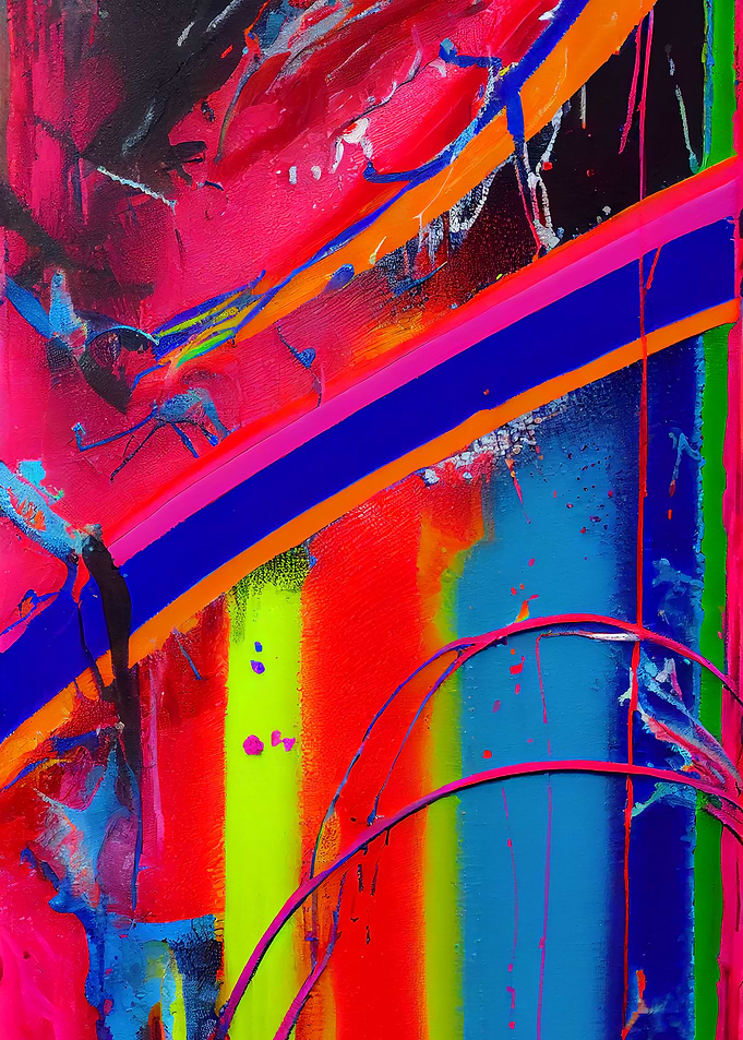 Abstract Moder Strokes