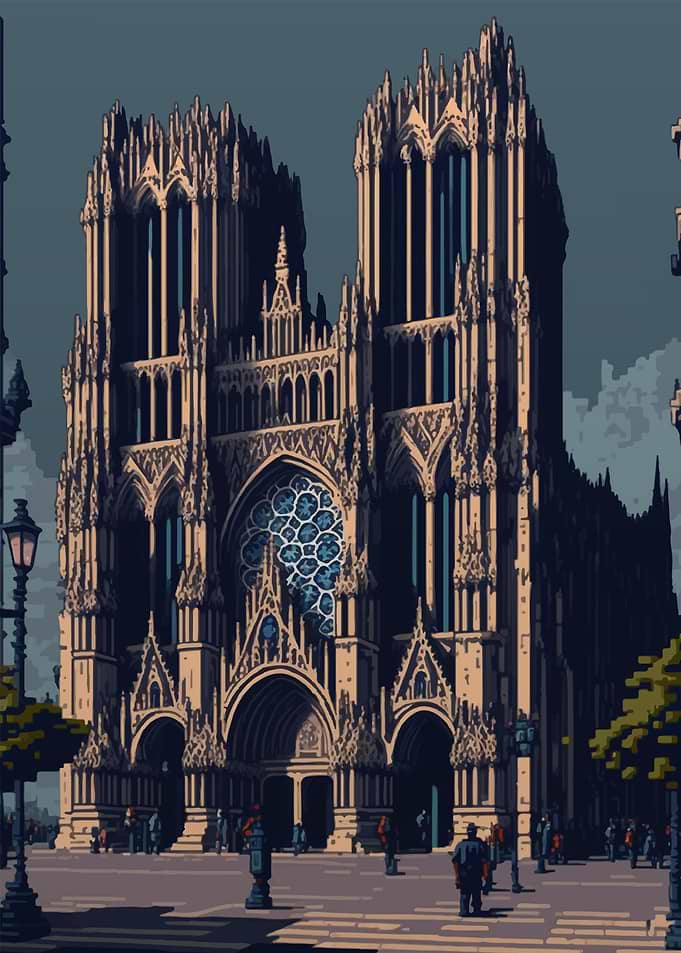 Reims Pixel art