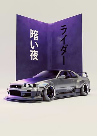 JDM Nissan Skyline GTR R34