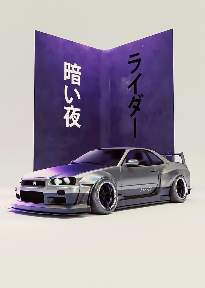 JDM Nissan Skyline GTR R34