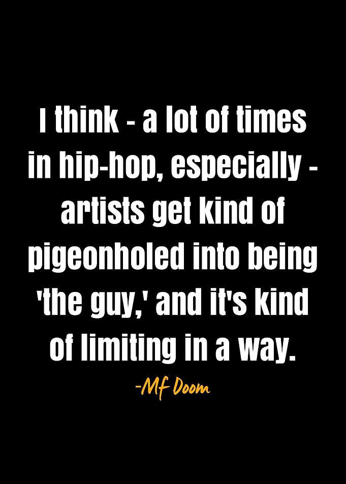 Mf Doom Quote