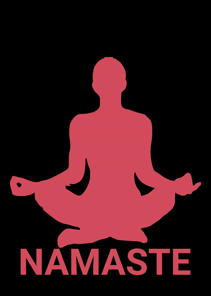 NAMASTE YOGA LOTUS