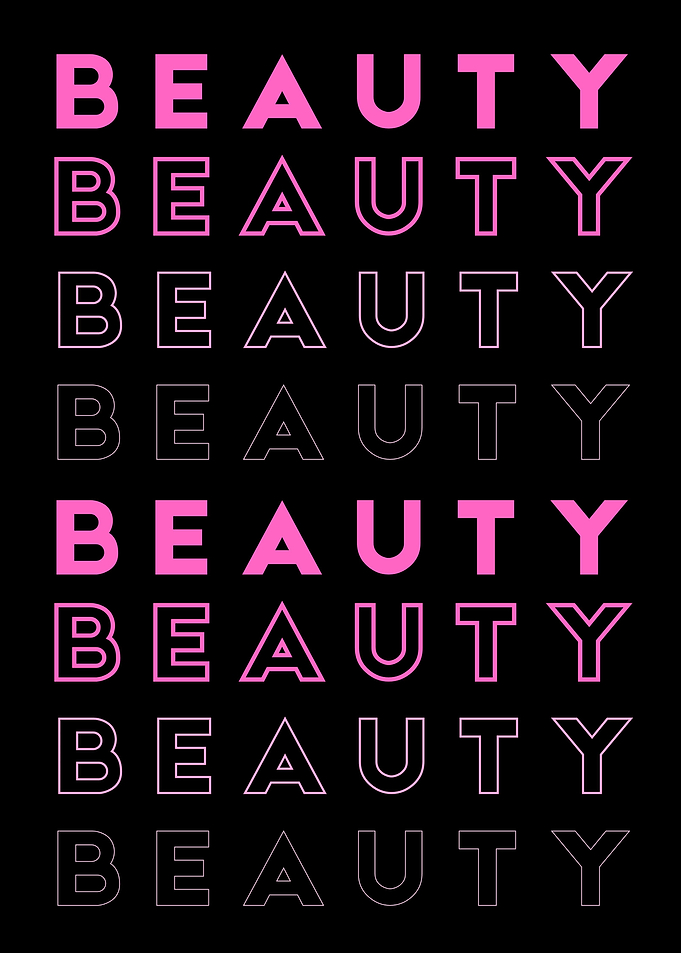 inspirational word Beauty