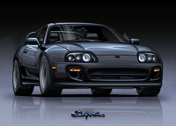 Toyota Supra MK4 Black
