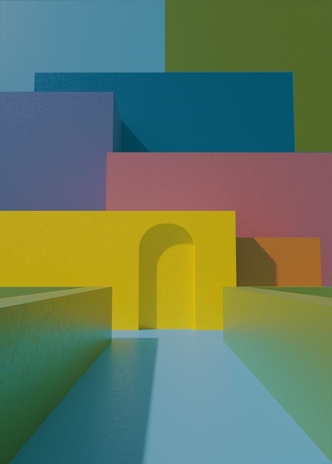 Colorful Motel 3D