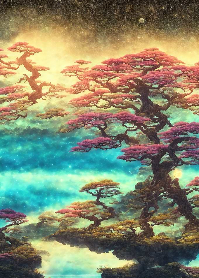 Bonsai inspired landscape