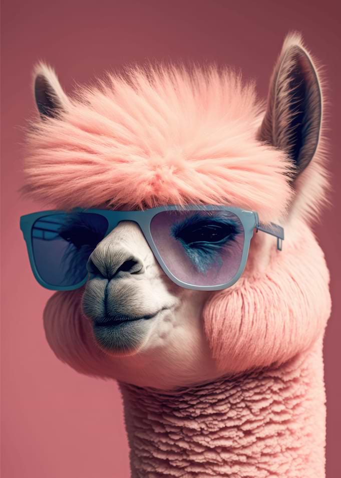 Cute Llama Art