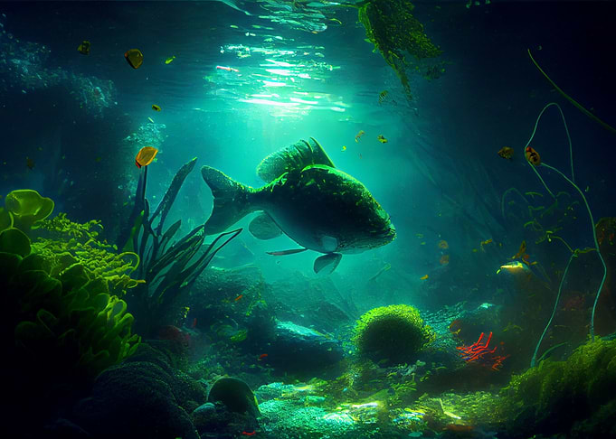 Ocean coral reef underwate