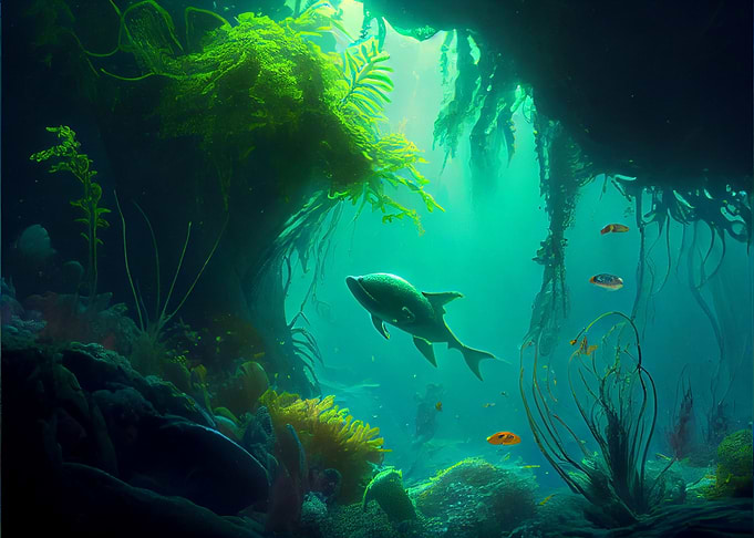 Ocean coral reef underwate