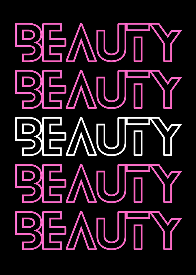 inspirational word Beauty