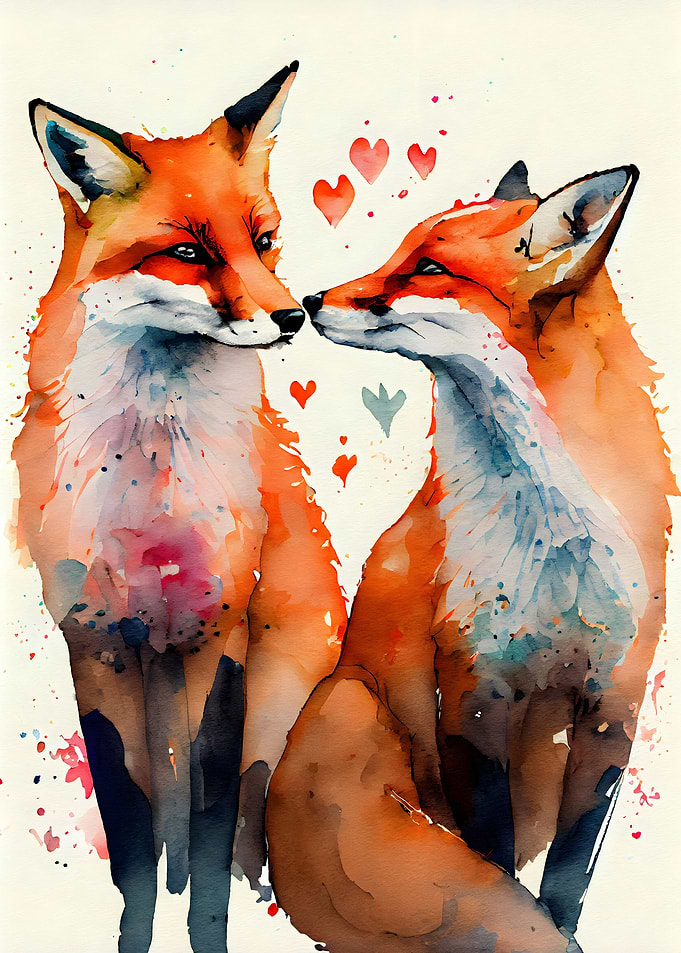 Fox Romantic Couple