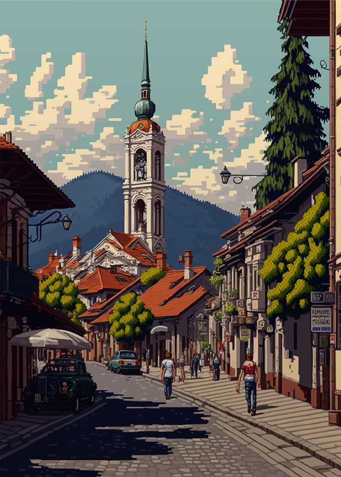 Prizren Pixel art
