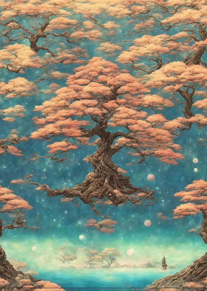 Bonsai inspired landscape