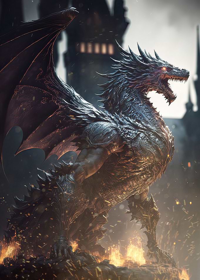 Fury metal dragon