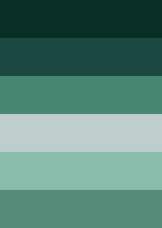 Green Deep Color Palette