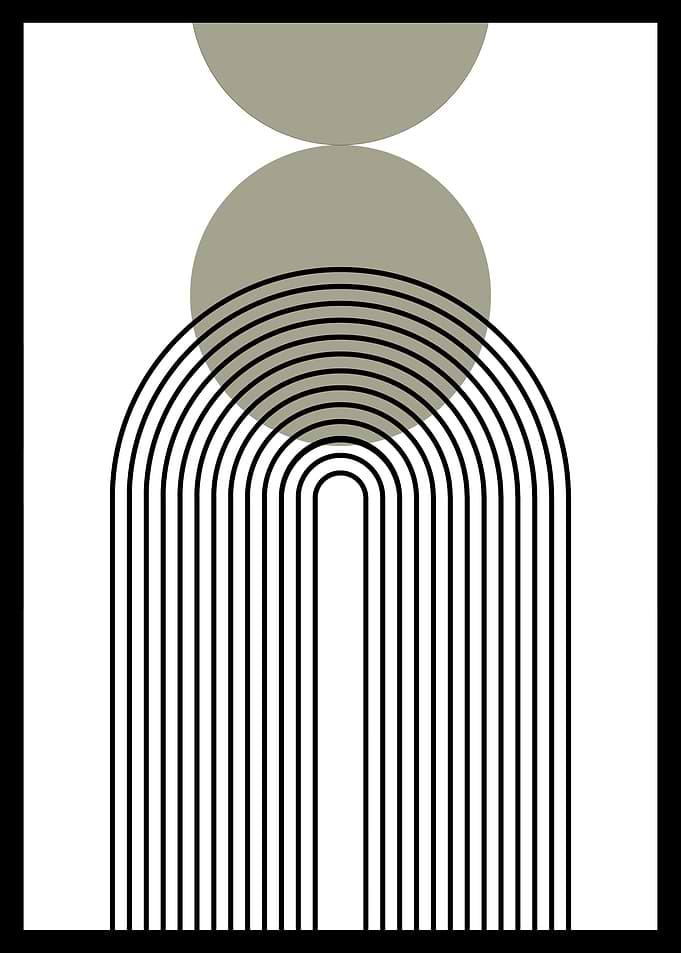 Boho Minimalist Abstract