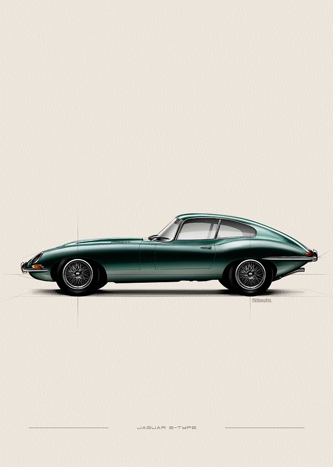 Jaguar E Type coupe