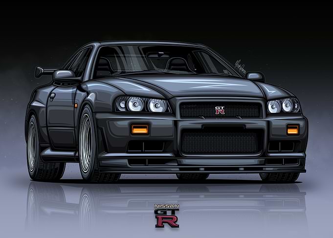 Nissan Skyline R34 Black
