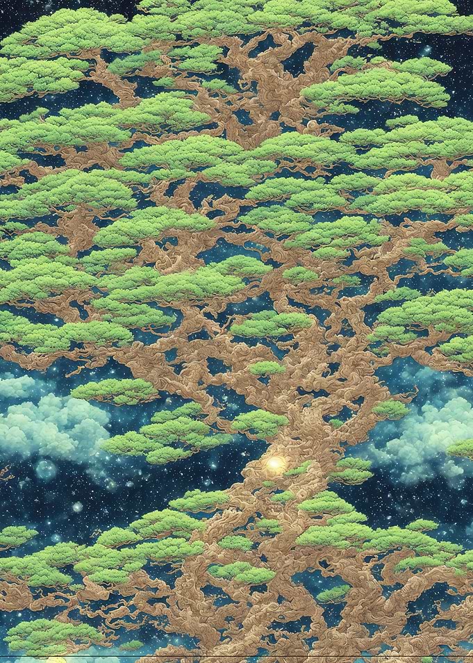 Bonsai inspired landscape