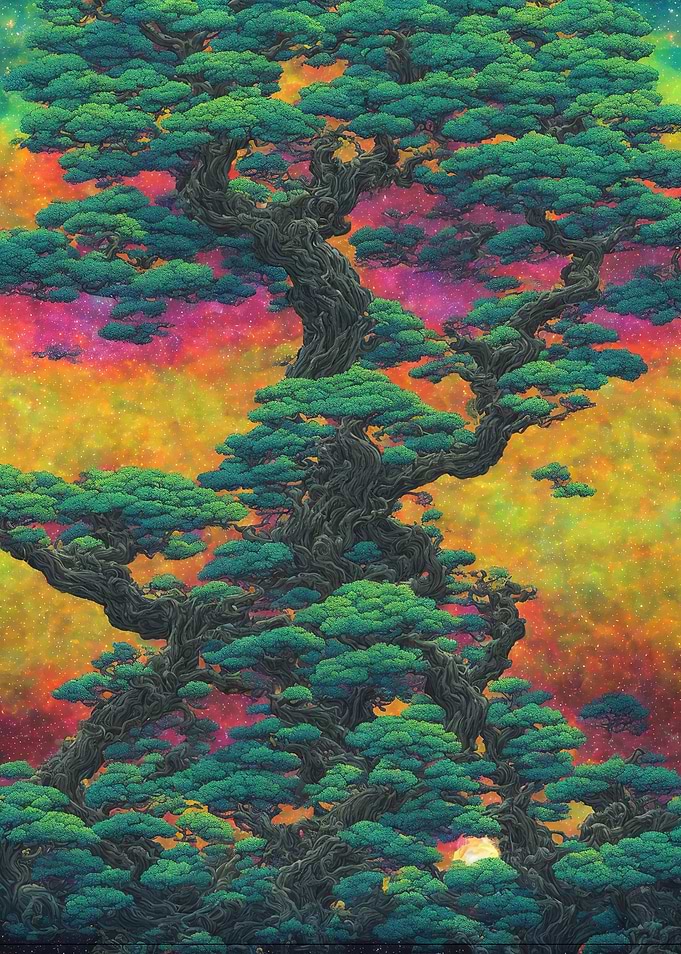 Bonsai inspired landscape