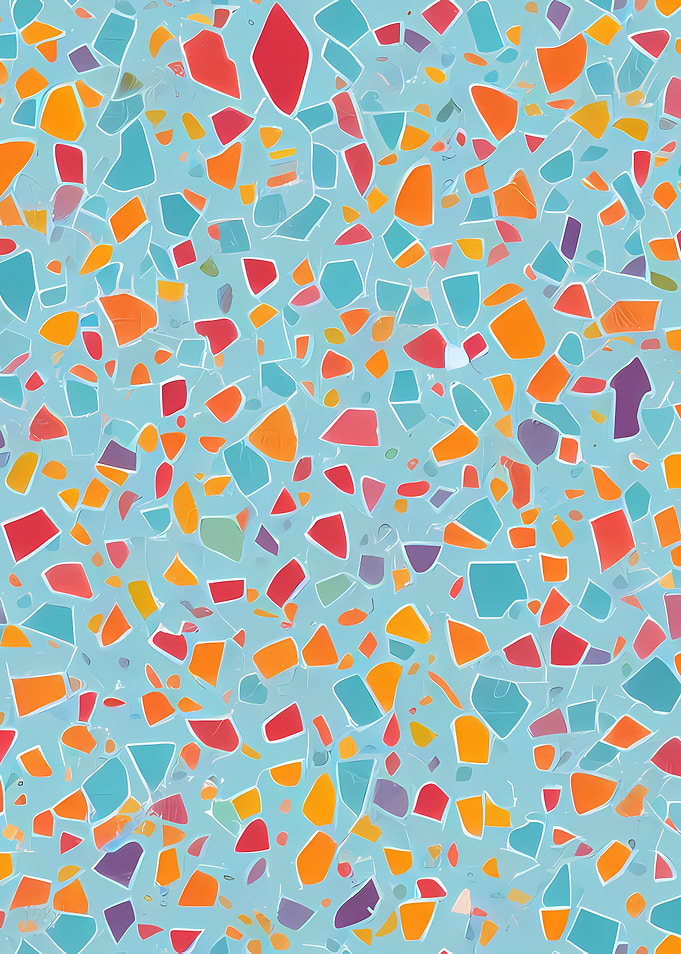 Terrazzo pattern tiny rock