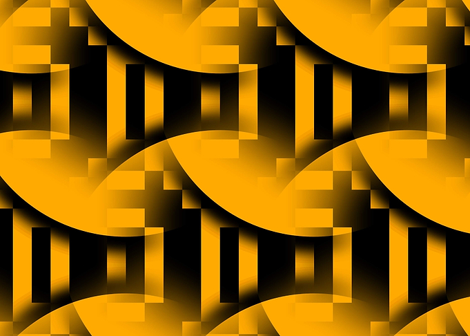 Abstract in yellow