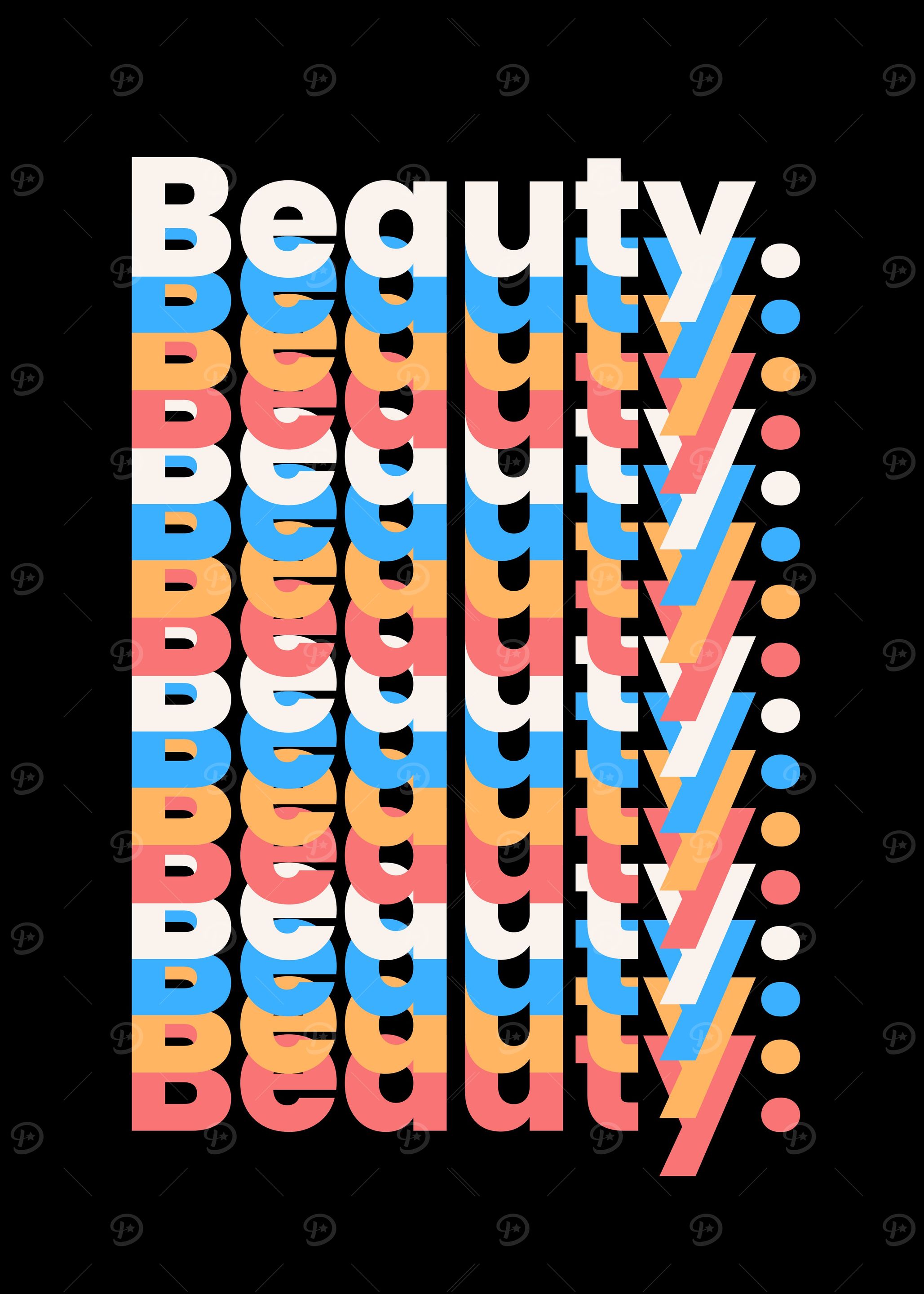 inspirational word Beauty