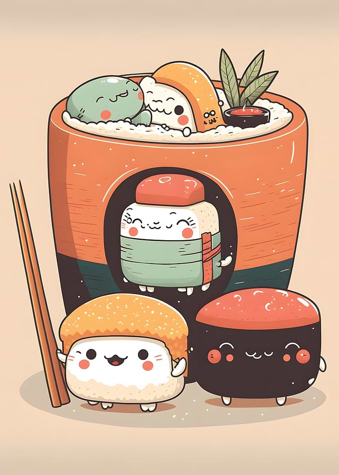 Kawaii Sushi Party