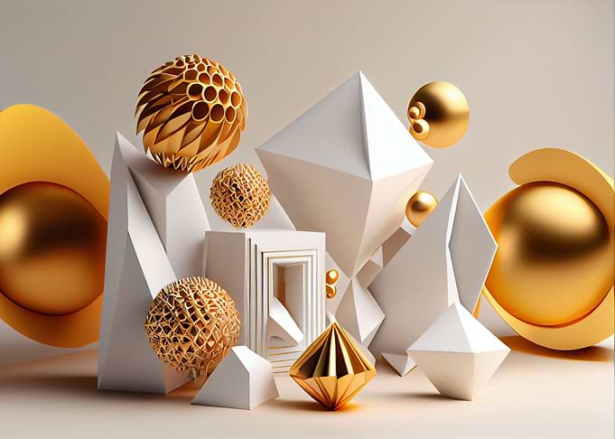 Colorful geometric shapes