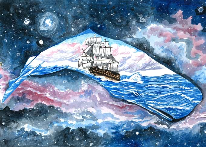 Surrealism Moby Dick