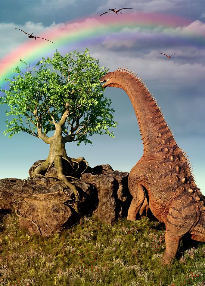 Alamosaurus dinosaur