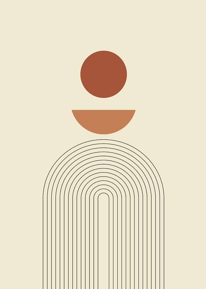 flat design abstract