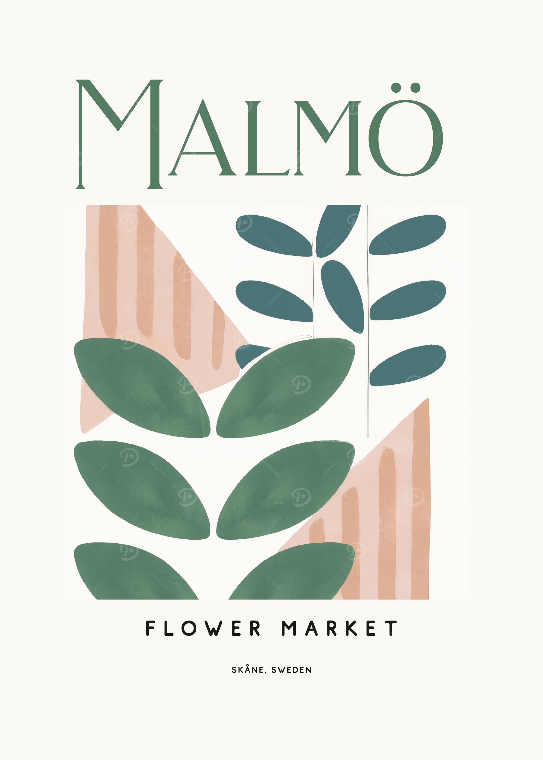 Malmo Sweden Flower Market