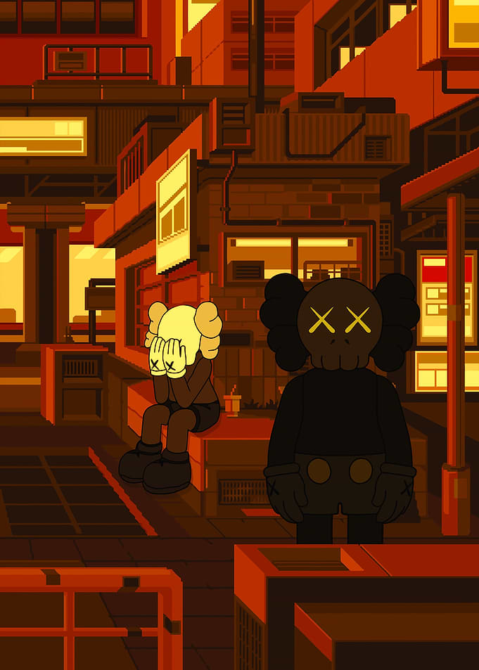 kaws coffee shop
