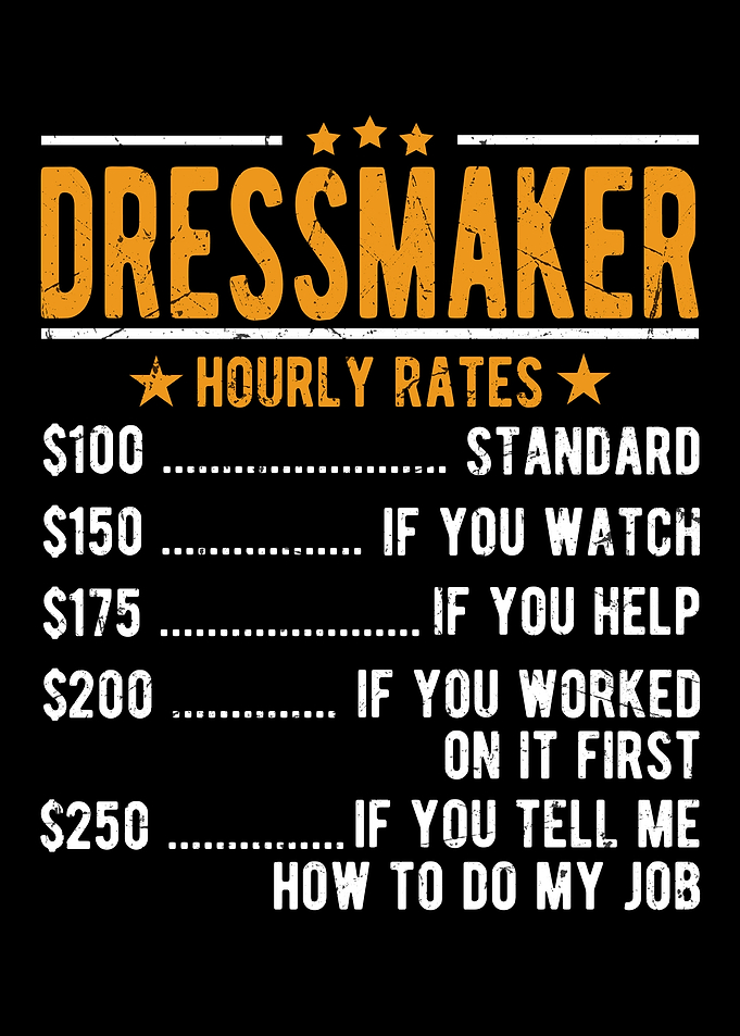 Dressmaker Hourly Rates