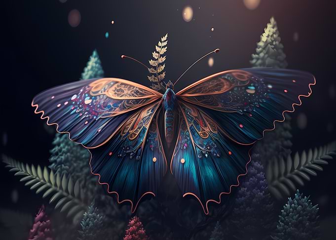 Butterfly decor