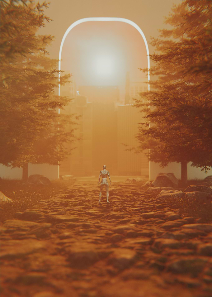 Forest and City 3D
