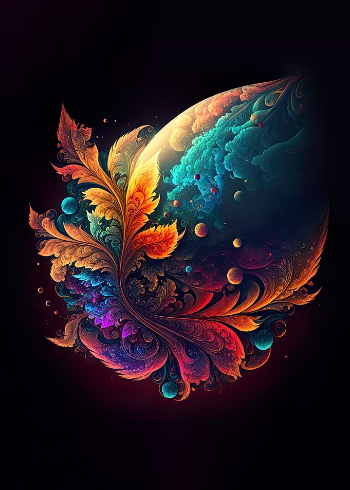 Space Abstract Art