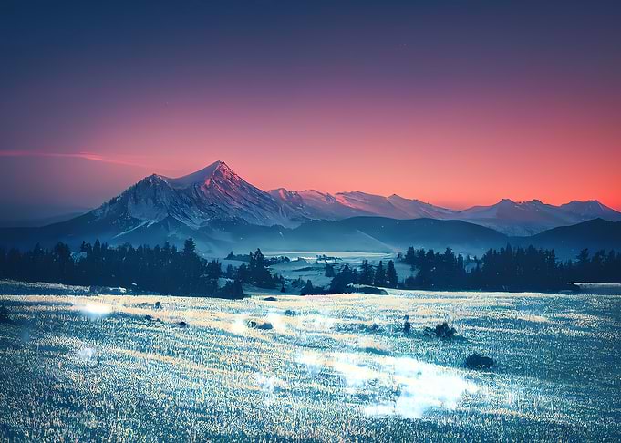 landscape poster art